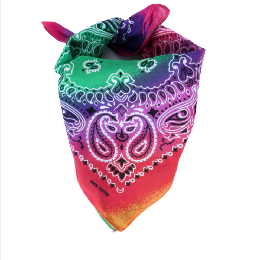 Paisley Tie Dye Bandana